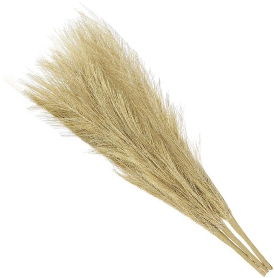 Pampas artificiale 45 cm - Decorazione per vaso - Farcitura per vasi - Decorazione per matrimonio - Decorazione con piume - Finta erba pampas