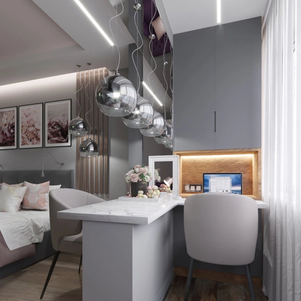 Lampadario Contemporaneo Fermi Metallo Nichel 1 Luce Diffusori Vetro Trasparente