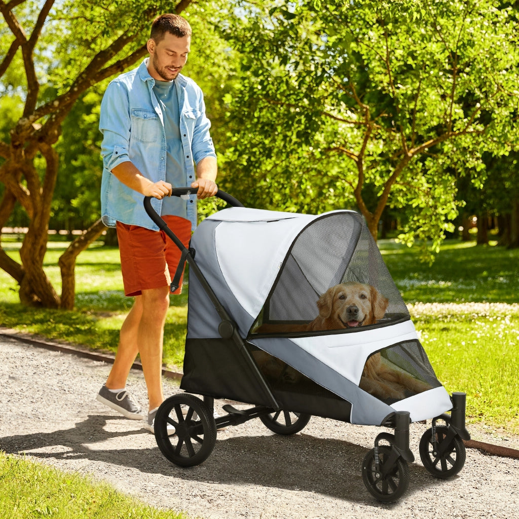 Carrello per Cani Pieghevole ¨C Minimal ¨C Grigio