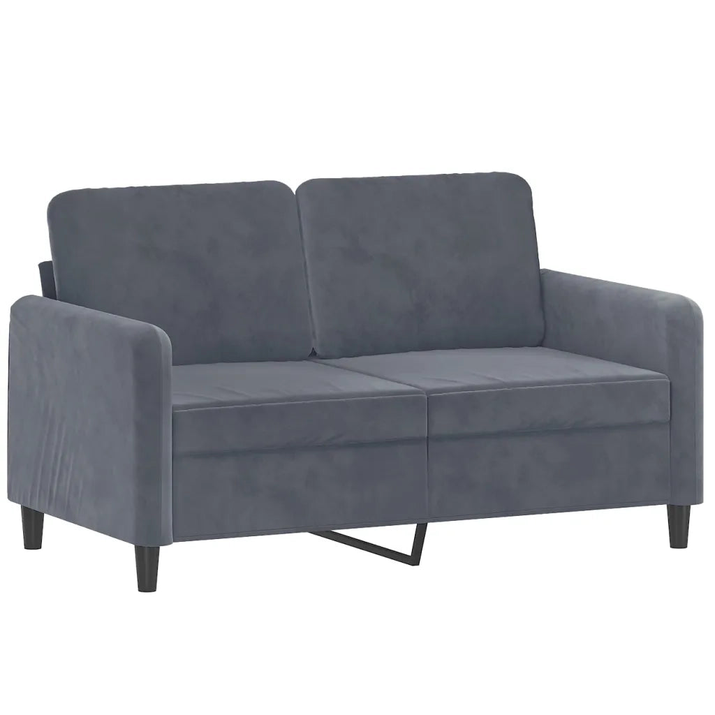 Divano a 2 Posti-Sofa 2 Posti grigio scuro 120 cm in Velluto 699593