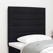 Testiera LED con strisce LED con testiera Nero 80 cm Tessuto 3338267