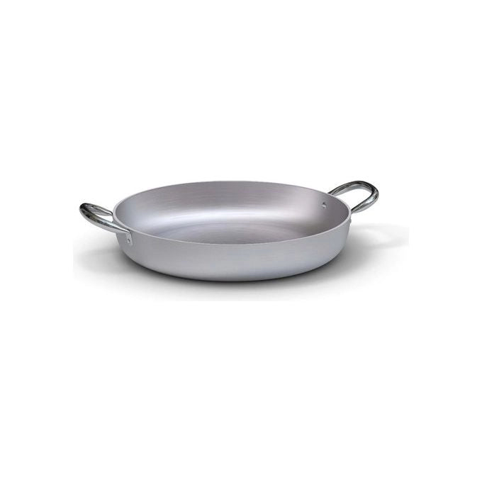 Ballarini 8003150517598 Serie 6800 Tegame in Alluminio Satinato 28 cm con 2 Manici per Induzione colore Grigio