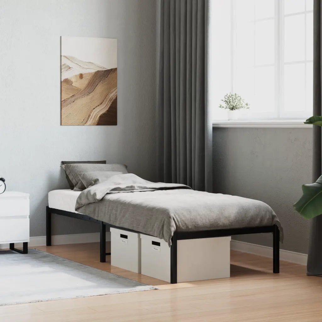 Giroletto in Metallo Nero 80x200 cm 373646