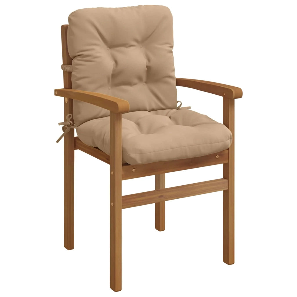Cuscini per Sedia Alta in 4 Pezzi VIANEN 4 pcs 100% Poliestere 953795