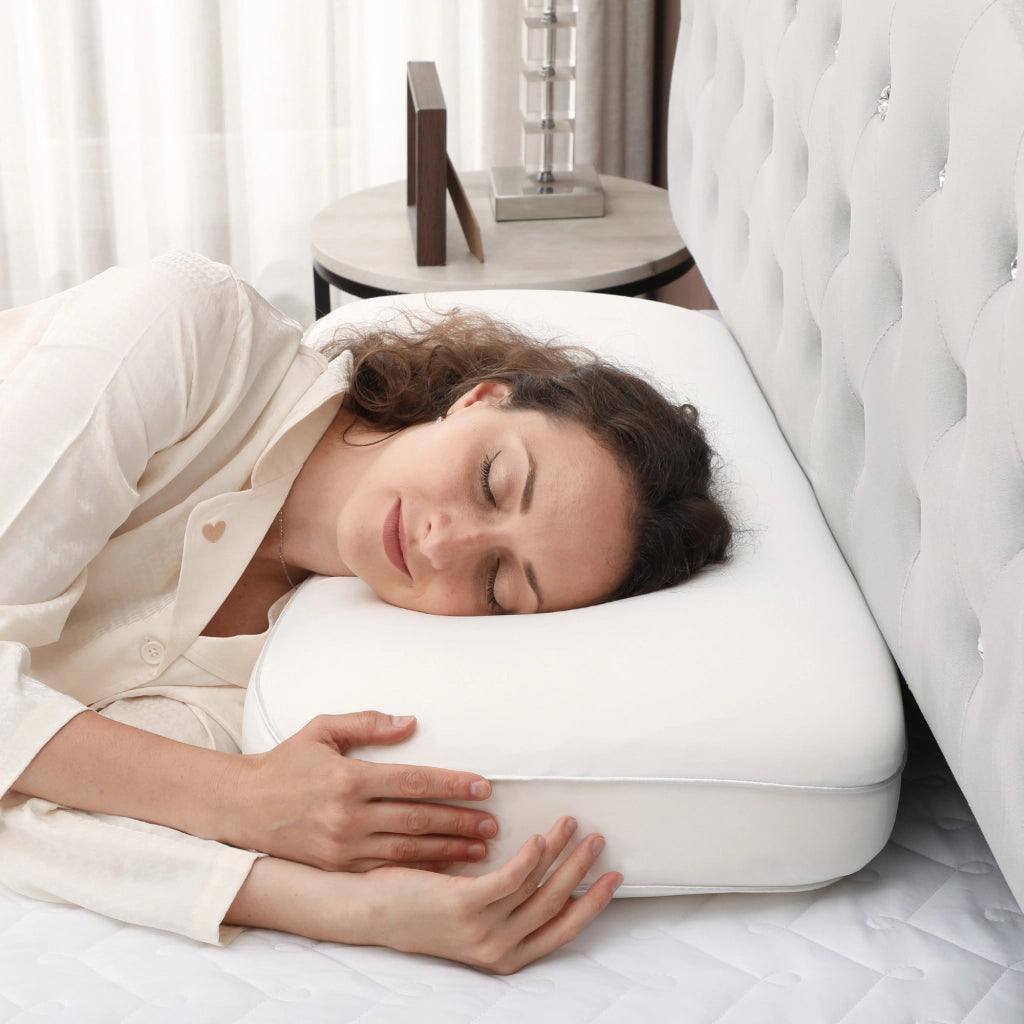 Cuscino Ergonomico in Memory Foam ¨C Minimal ¨C 81x40 cm Crema