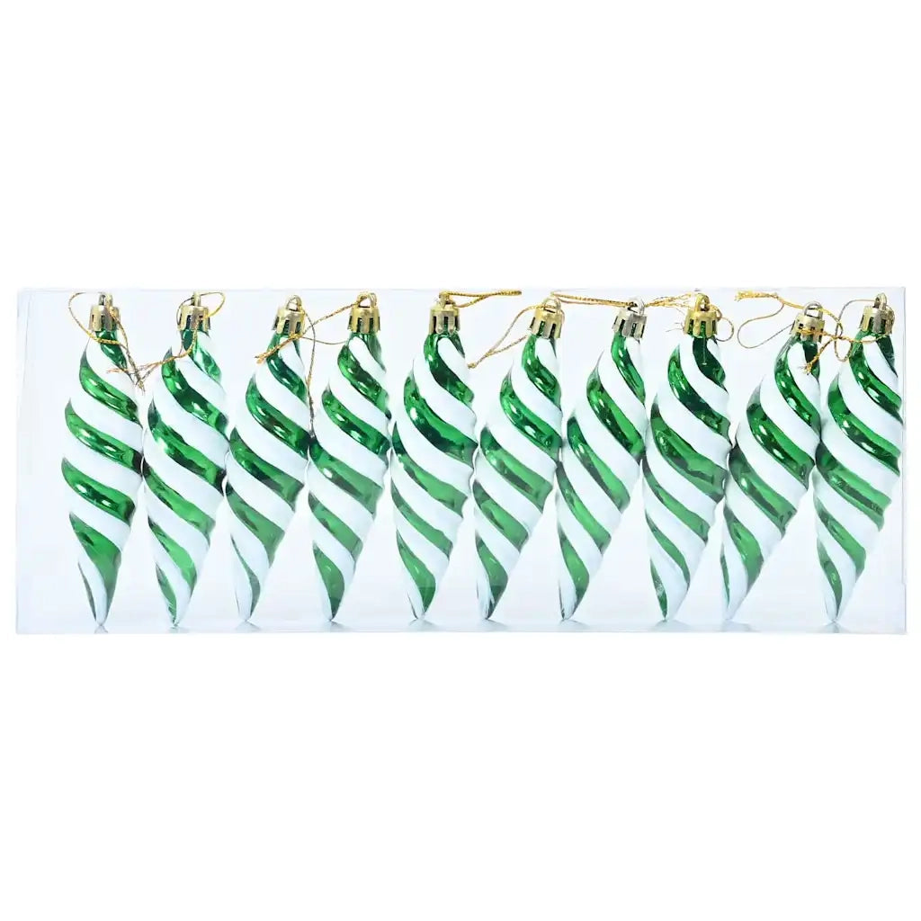 Palla a spirale di Natale 40 pcs Verde Plastica 42018902
