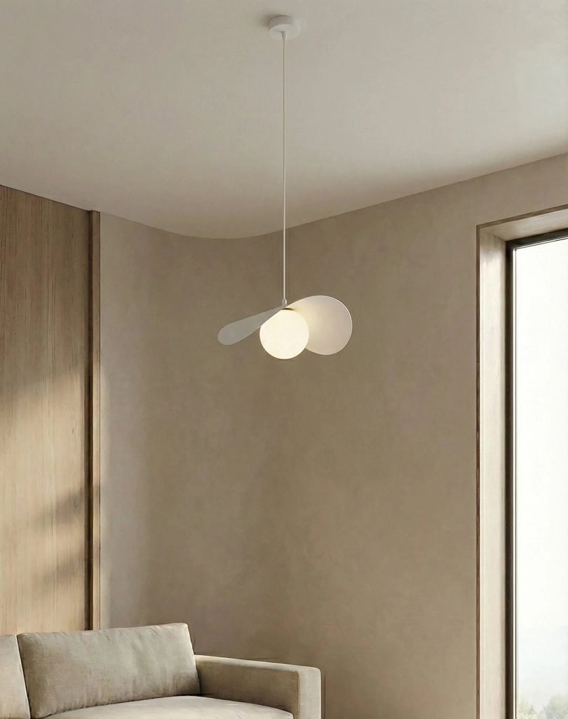 Lampada sospesa RITUAL bianca metallo 1xG9 Emibig