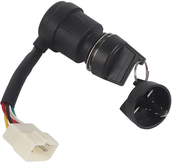 Sistema di avviamento a 5-fili/5-punti - Incluso 2 chiavi - Per moto/ATV - Alta qualità aftermarket - Installazione semplice - Interruttore di avviamento