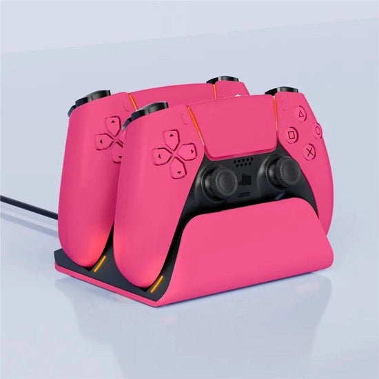 Accessorio per controller PS5, stazione di ricarica dual wireless per console PlayStation 5.