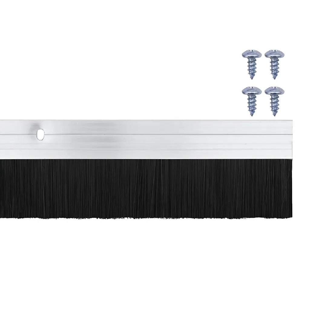 Spazzole per porte a vite 2 pcs Argento 100 cm 42019486