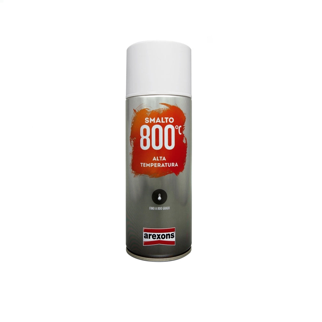Smalto spray alta temperatura vernice fino 800°marmitte caldaie stufe + colori TRASPARENTE