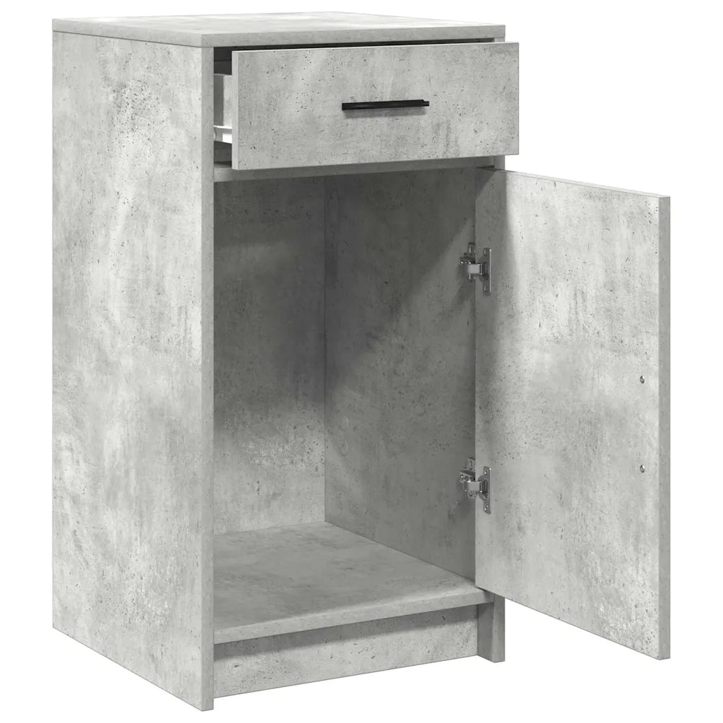 Credenza Grigio cemento 40 x 40.5 x 75 cm Legno multistrato 865067