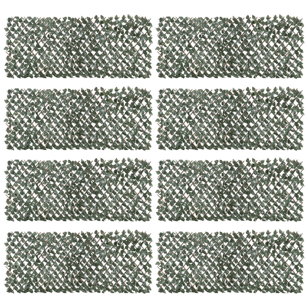 Siepe Artificiale per Balcone da 8 Pezzi ¨C Minimal ¨C Verde 200x100 cm