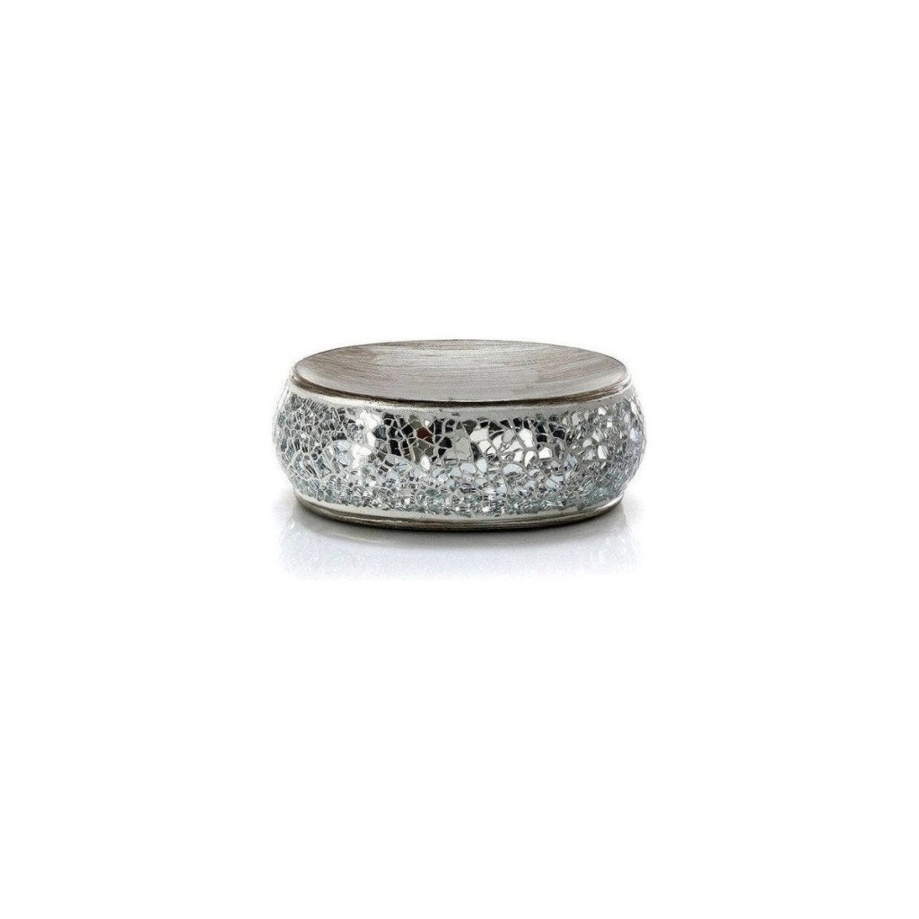 Porta sapone grigio/argento Myosotis