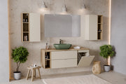 Set mobili bagno 100 cm con piano Dalia Cashmere 100 cm
