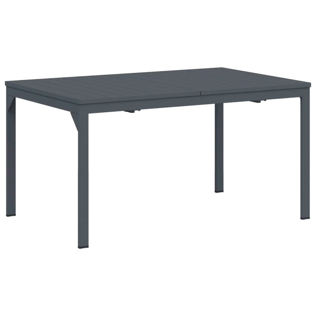 Set da Pranzo per Giardino 9 pcs Antracite