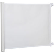 Barriera per Cani Pieghevole Aggiustabile ¨C Minimal ¨C Bianco 5.5-115 cm