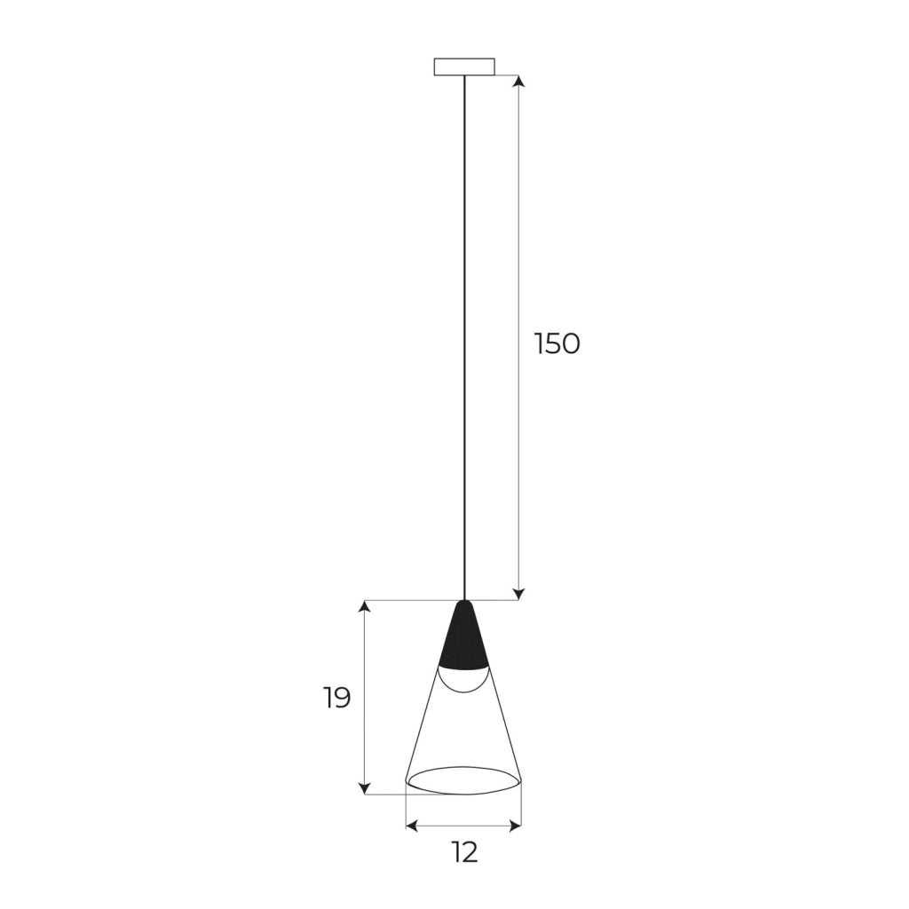 Maxlight sospensione magnetica ON/OFF LED 6W 363lm 3000K