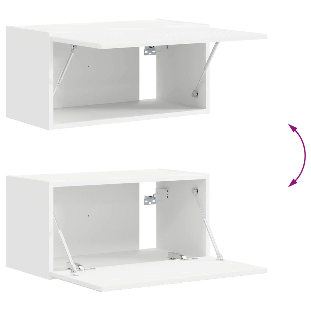 Set mobile TV 6 pcs Bianco Legno multistrato 3409105