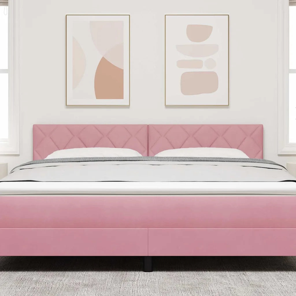 Testiera LED Rosa 180 cm Velluto 3338251