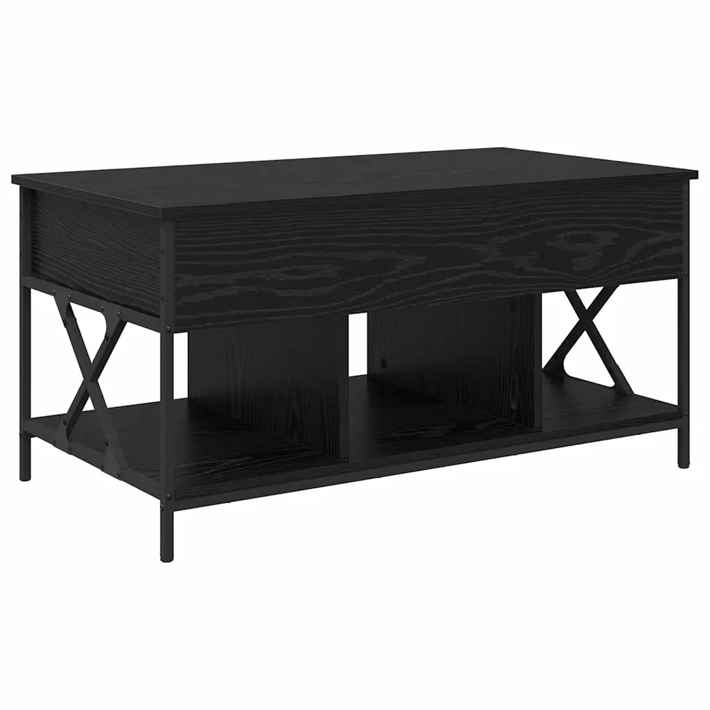 Tavolino da salotto Rovere Nero 100 x 55 x 48.5 cm 883037