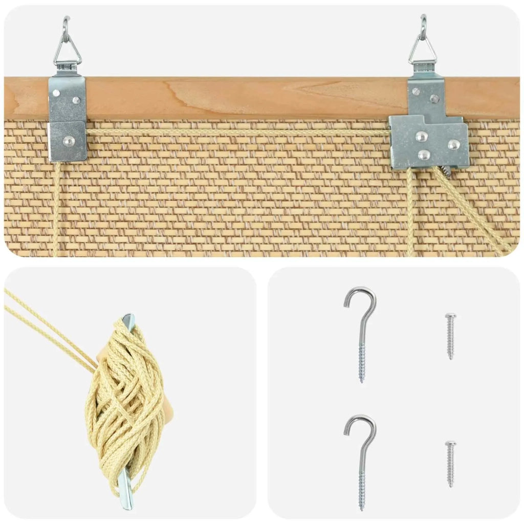 Tenda a rullo Naturale 50 x 220 cm Bambù 42040573