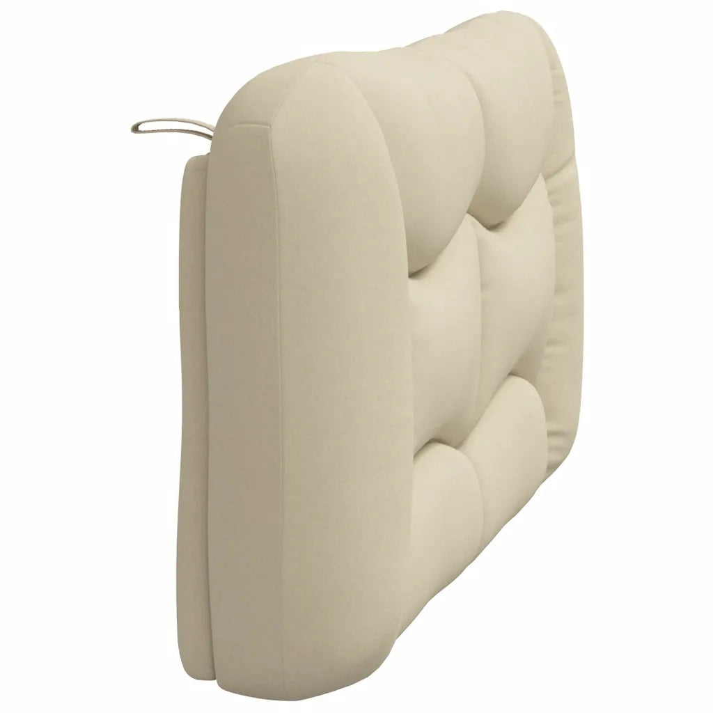 Cuscino Testiera Hvar Crema 120 cm in Tessuto 374566