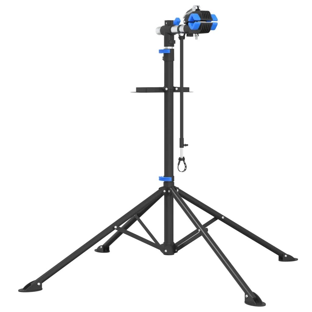 Supporto Riparazione Bici Regolabile 108-188 cm Blu in Acciaio CFW9586933