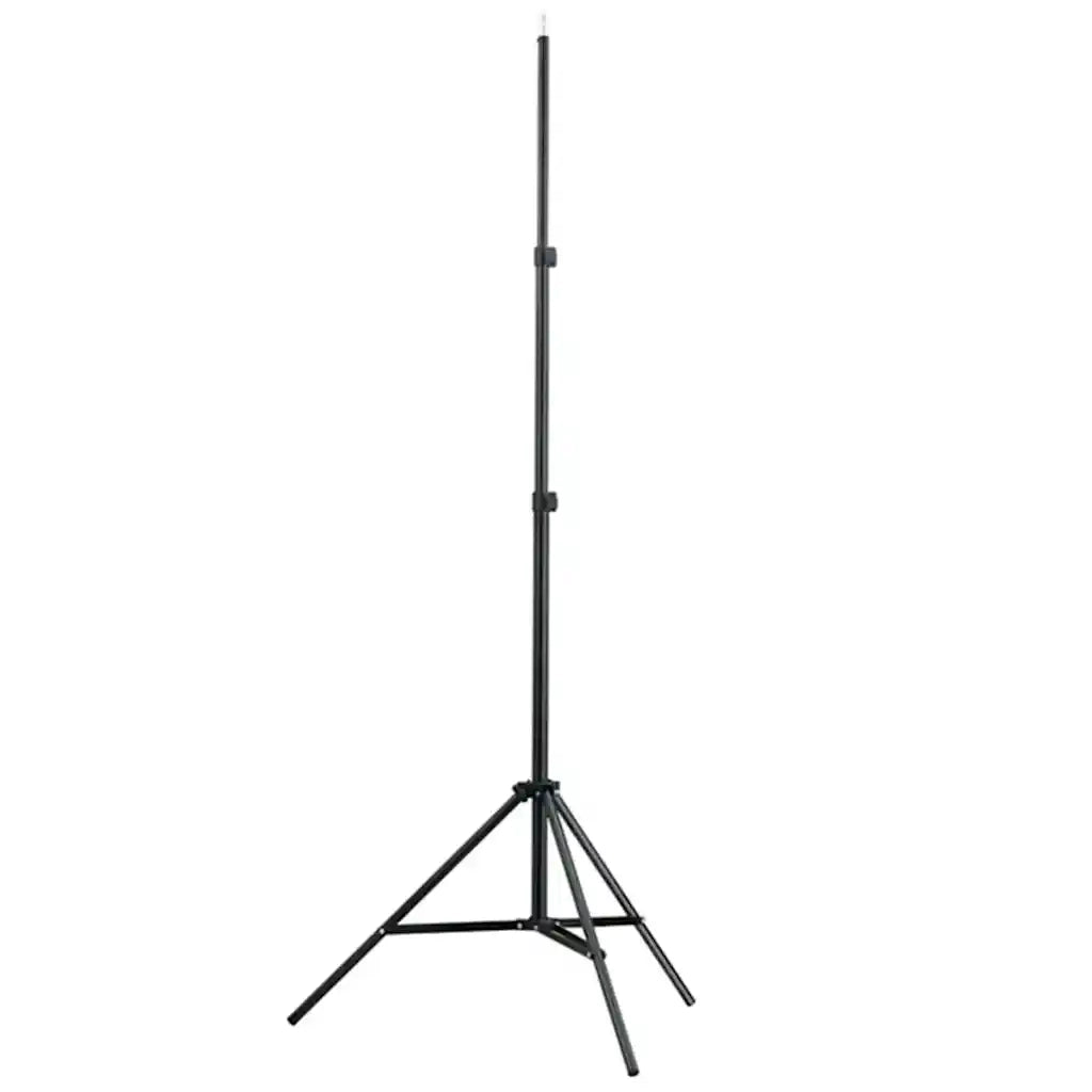 Set Studio Fotografico Fondale Nero 600x300 cm e Luci 160179