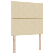 Testiera | Testata Crema 100 cm Tessuto