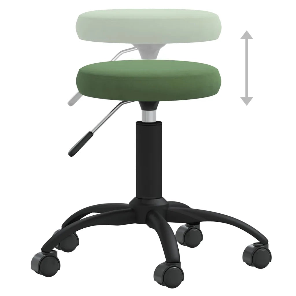 Sedia da Pranzo Verde Scuro in Velluto 3085730
