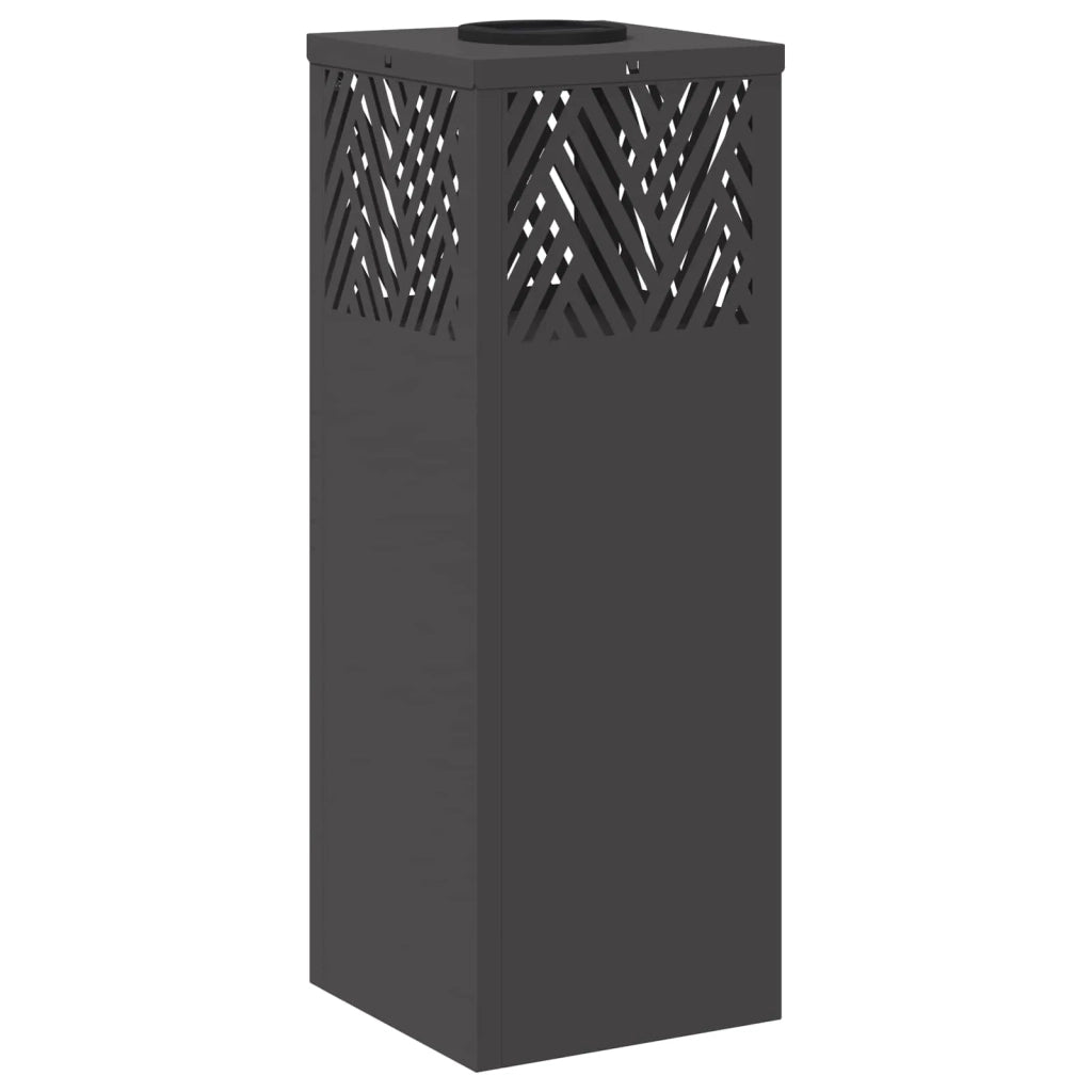 Faro LED solare per sentieri 2 pcs Nero 879723