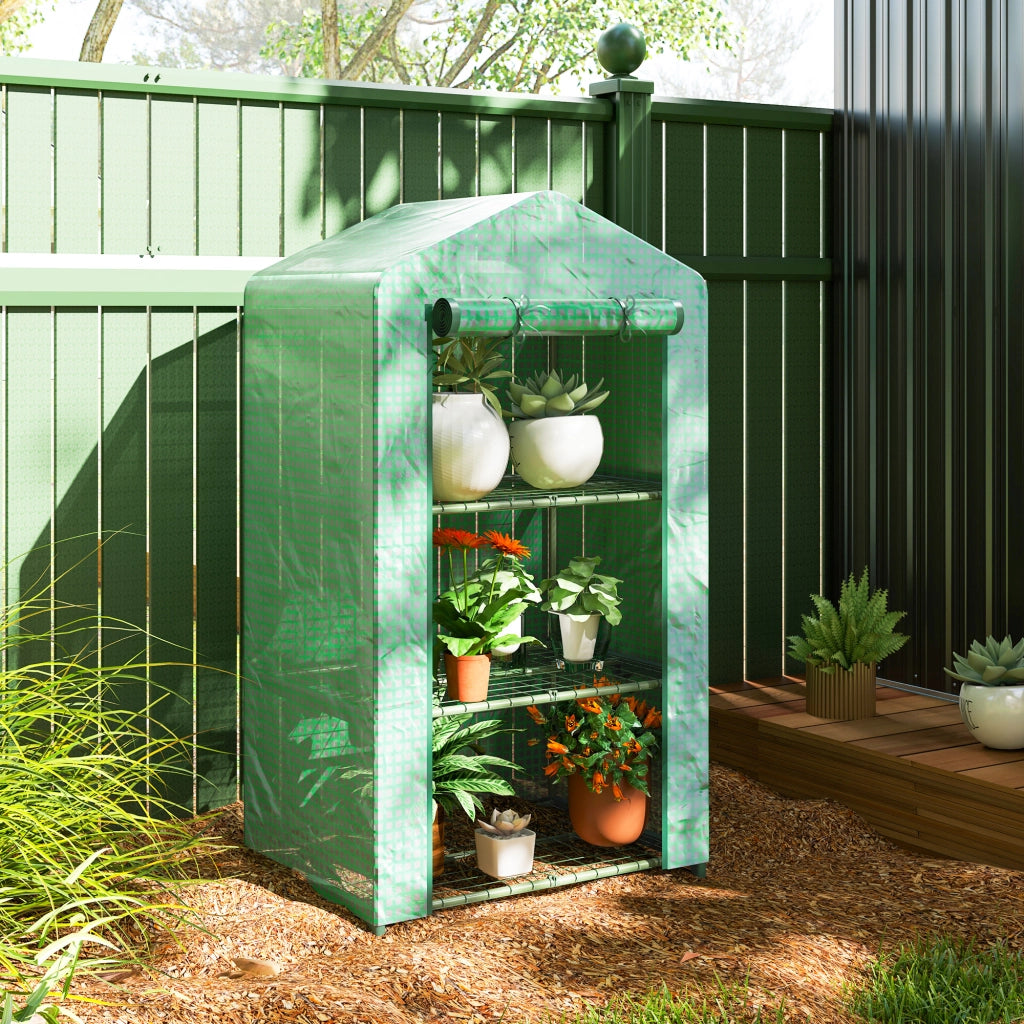 Serra Giardino 3 Livelli ¨C Minimal ¨C Verde 69x49x125 cm