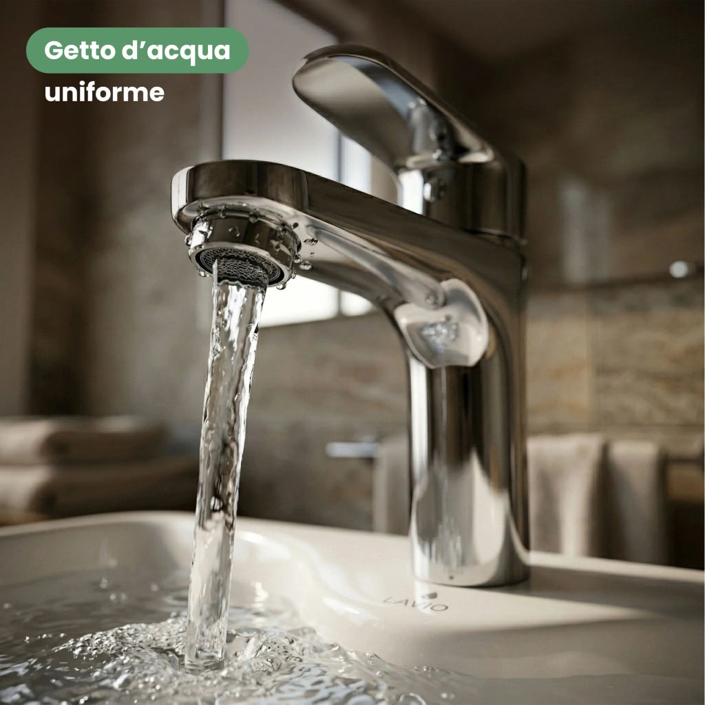 Rubinetto lavabo basso bagno miscelatore monocomando cromato SOLARI
