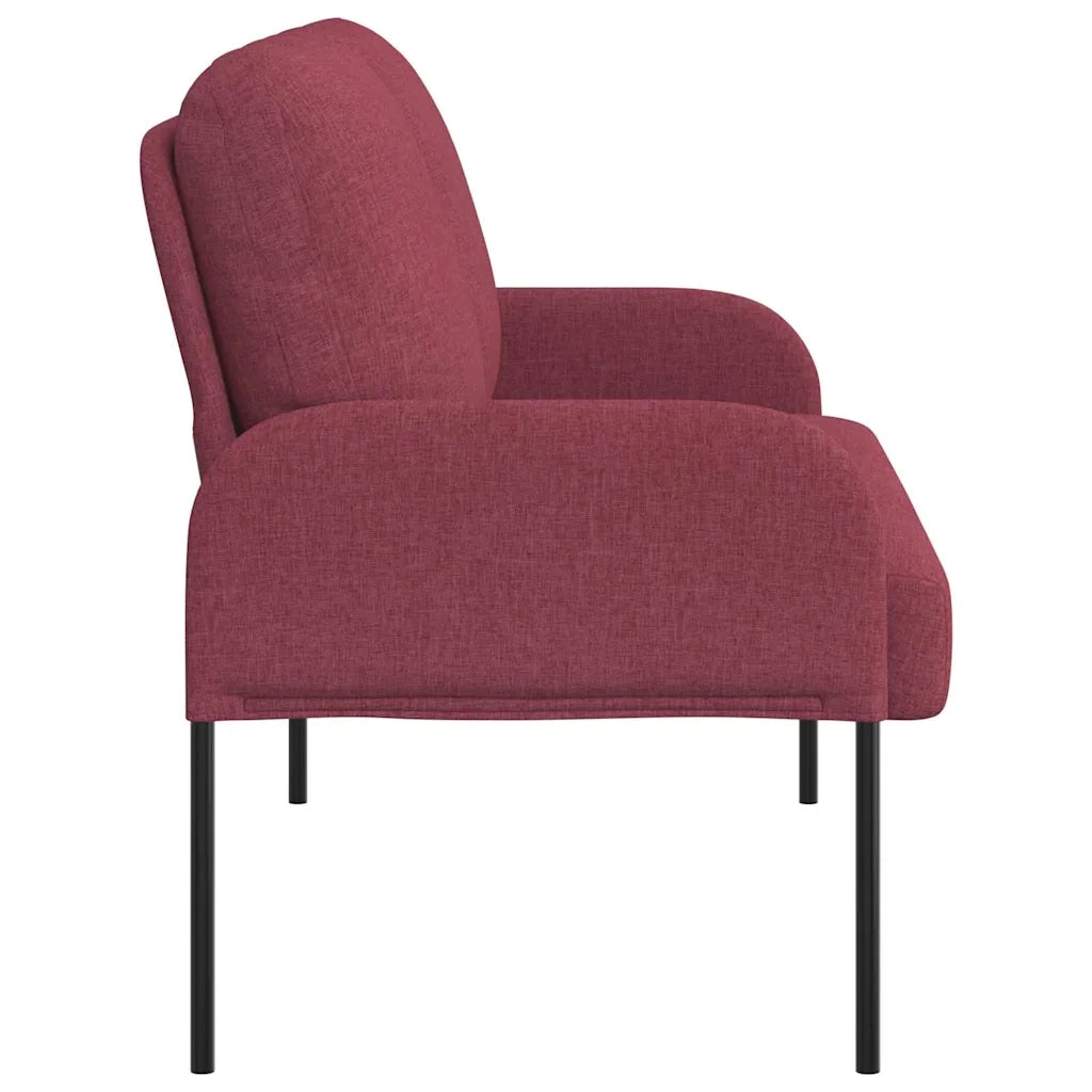 Divani con cuscino 110cm Rosso Vino Legno compensato 42023449