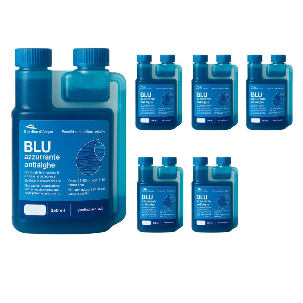 6 pezzi blu azzurrante naturale per laghetto dose per 60000 litri