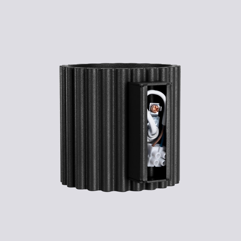 Lampada a parete AURA nero G9