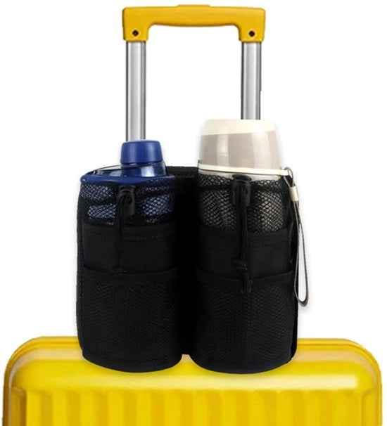 Supporto per bicchieri versatile - Contenitore per bevande auto - Contenitore per bevande per piscina - Borsa portatile - Sacchetto in tessuto oxford duraturo - Cinture di sicurezza