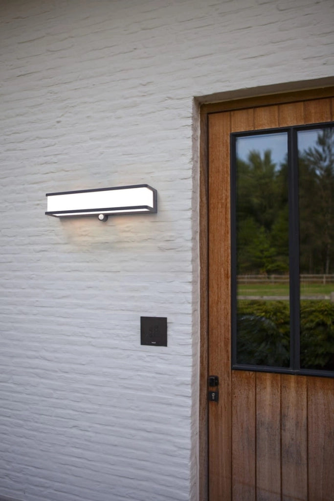 Applique esterna DOBLO grigia Lutec LED 16,5W sensori