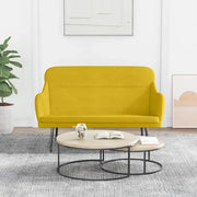 Panca Gialla 110x76x80 cm in Velluto 351450