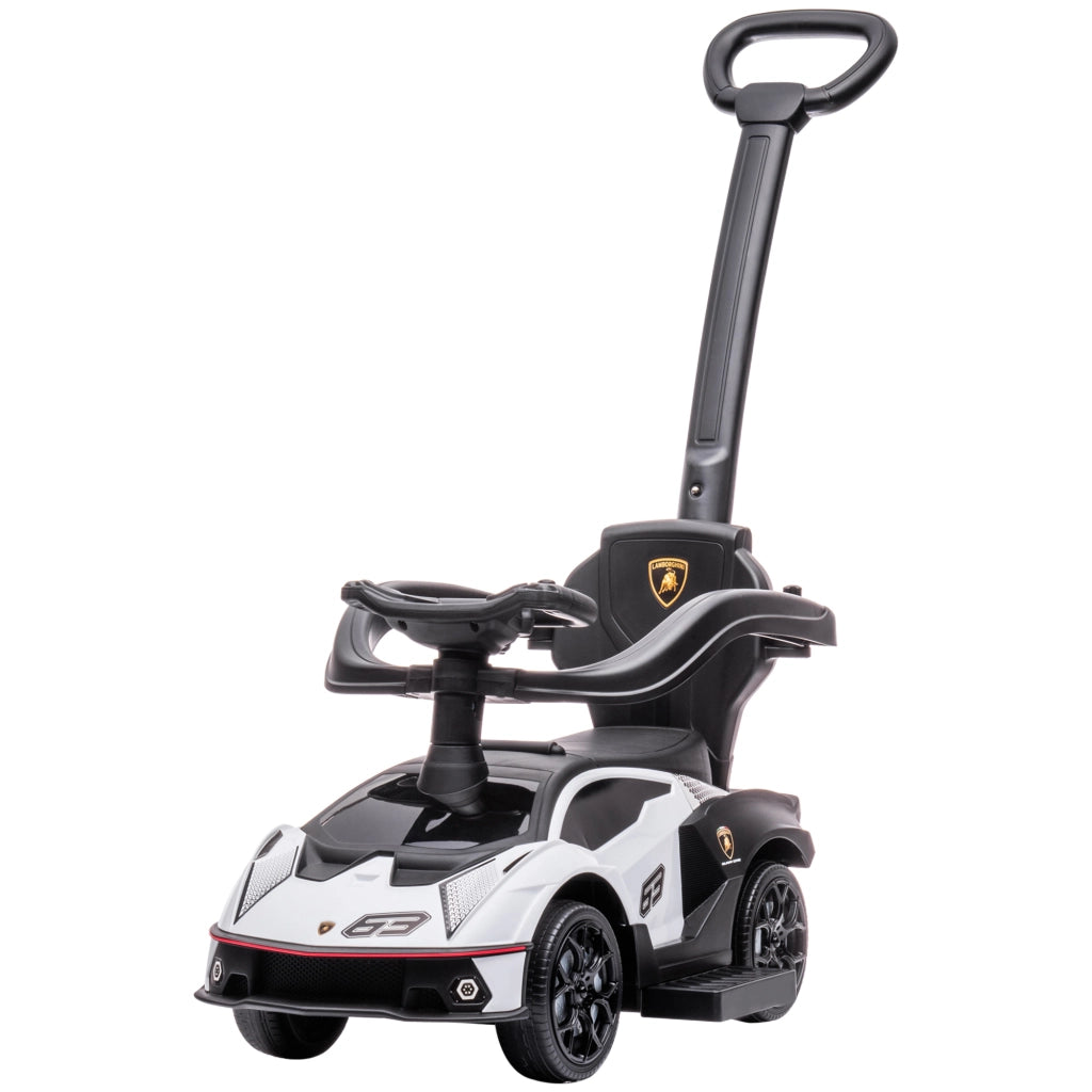 Coche Correpasillos per Bambini ¨C Minimal ¨C 86,5x40x89,5 cm Bianco e Nero