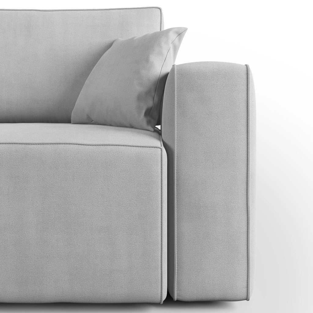 Morfeo Divano in tessuto impermeabile 180 cm  grigio chiaro