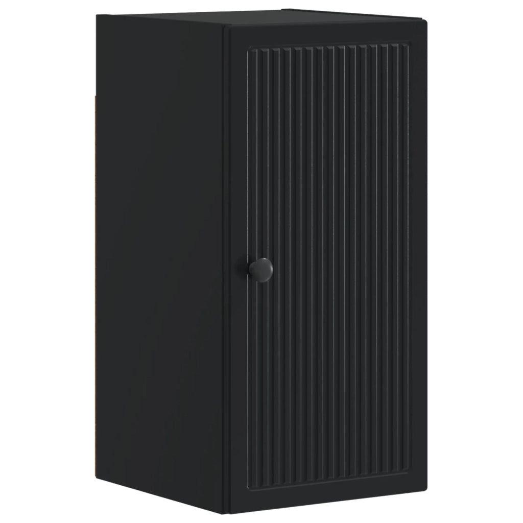 Set di Mobili da Bagno da 4 Pezzi EDE Nero Legno ingegnerizzato 3417901