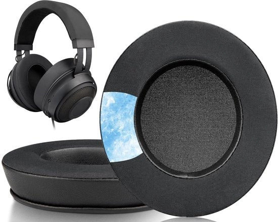 Orecchini raffreddanti a gel per cuffie Razer Kraken - Nero