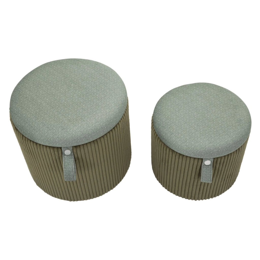 Pouf VKH719, Verde, MDF, 38x38x38 cm
