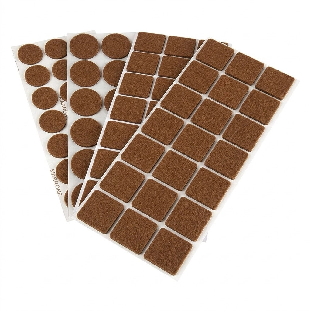 SOTTOSEDIA AUTOADESIVO ø 28 - pz 6 marrone- 10 blister  - Blister Koncreto