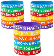 Bracciali siliconati colorati - 36 pezzi - 5,8 cm di diametro