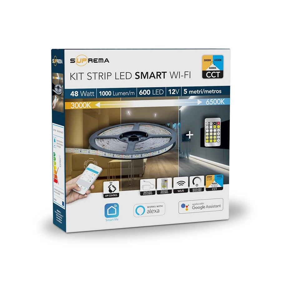 Kit strip LED Wi-Fi