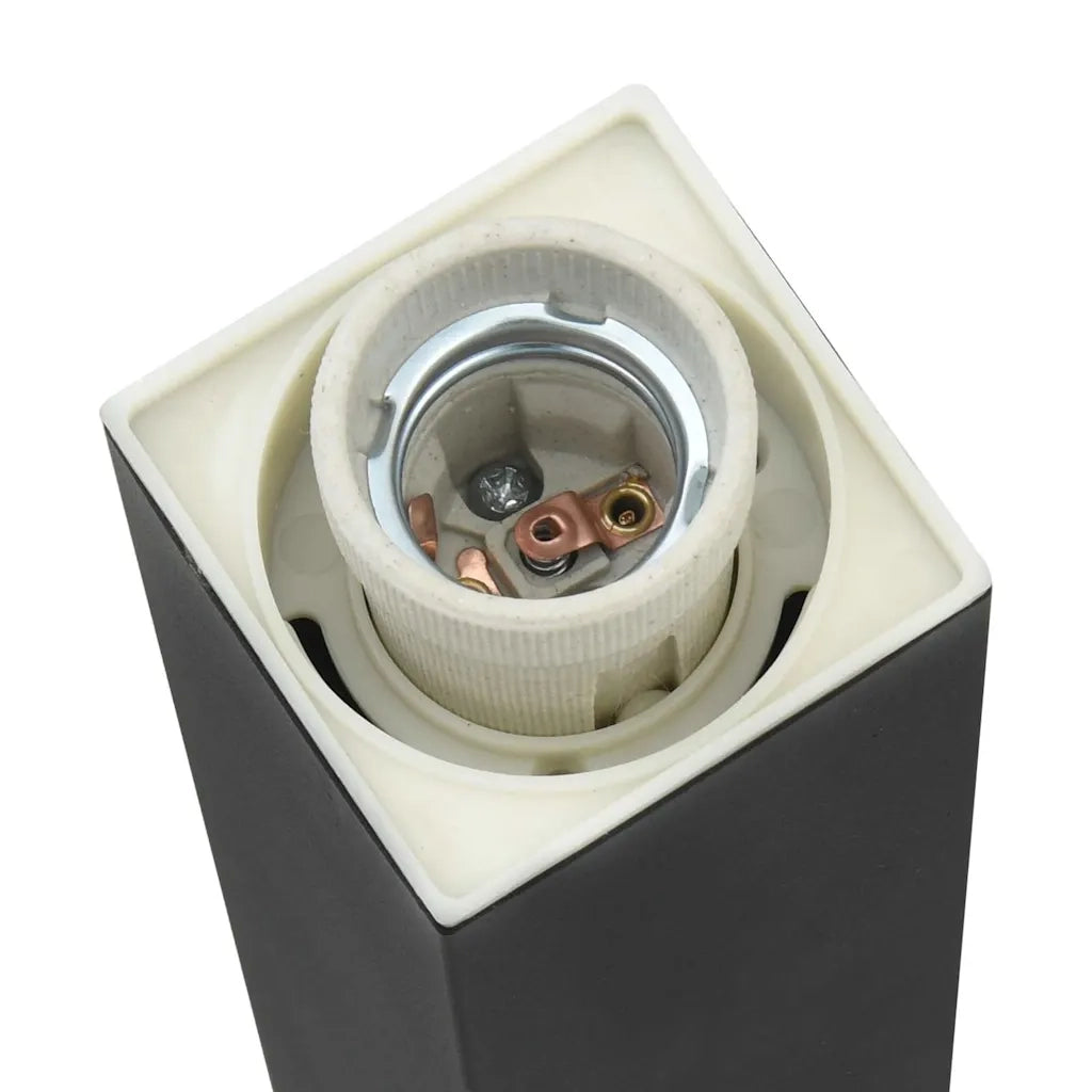 Lampada a paletto con sensore 110 cm Nera IP44 4006081