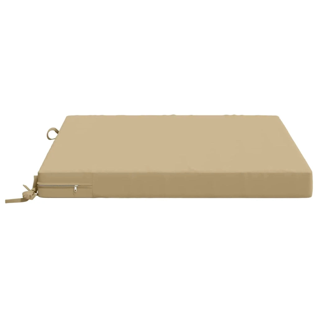 Cuscini per Sedia in 4 Pezzi SOEST 4 pz 100% Poliestere Beige 944902